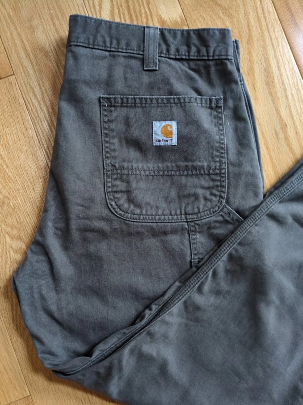 Carhartt Carpenter Pants Mens 38x30 (Fit 36x28) Relaxed Fit Workwear B324-DFE - Picture 2 of 9